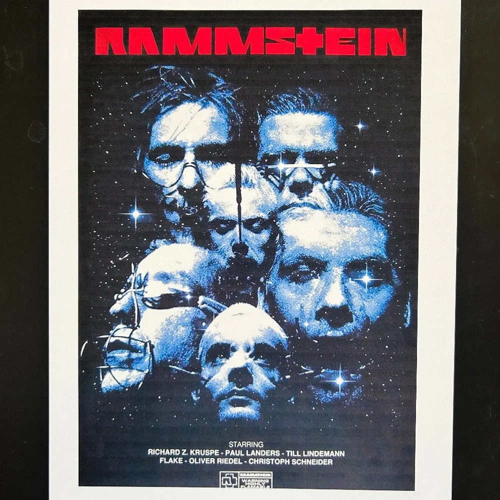 Unframed Retro Concert Print 8.5 x 11